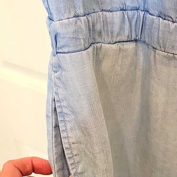 CLOTH & STONE Blue Chambray Romper from Anthropologie Size Small - Picture 6 of 8